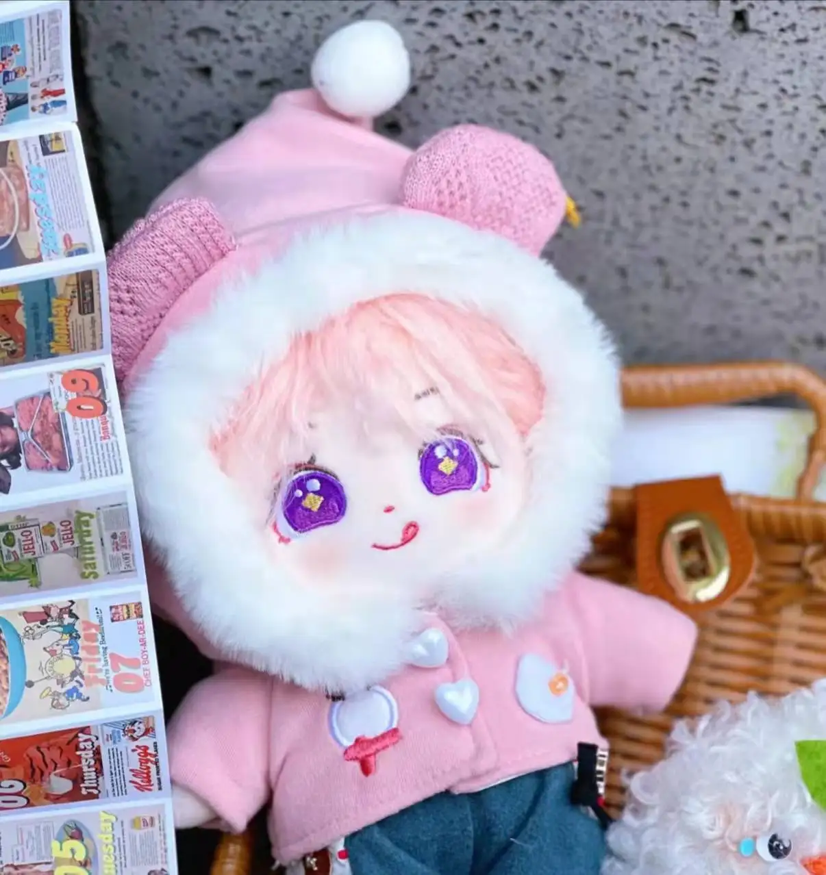 20cm Plush Human Doll Figure Baby Doll with Pink Curly Hair Cute Face Cotton Body Dolls Stuffed Plushies Toys Gift No Clothes
20cm Plush Human Doll Figure Baby Doll with Pink Curly Hair Cute Face Cotton Body Dolls Stuffed Plushies Toys Gift No Clothes