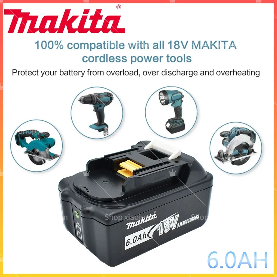 6.0Ah 18V BL1830 Makita Original 6000mAh BL1815 BL1860 BL1840 194205-3 Rechargeable Li-IonBattery Replaceable Power Tool Battery
6.0Ah 18V BL1830 Makita Original 6000mAh BL1815 BL1860 BL1840 194205-3 Rechargeable Li-IonBattery Replaceable Power Tool Battery