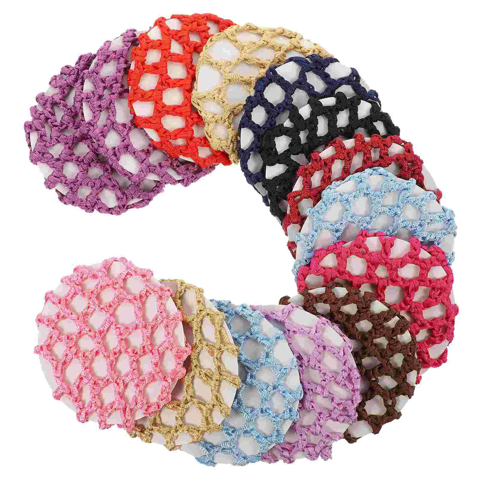 14Pcs Hair Bun Cover Crochet Snood Hair Net Knit Mesh Fabric Hair Bun Net for Ballet Dance Skating ( Mixed Color )
14Pcs Hair Bun Cover Crochet Snood Hair Net Knit Mesh Fabric Hair Bun Net for Ballet Dance Skating ( Mixed Color )