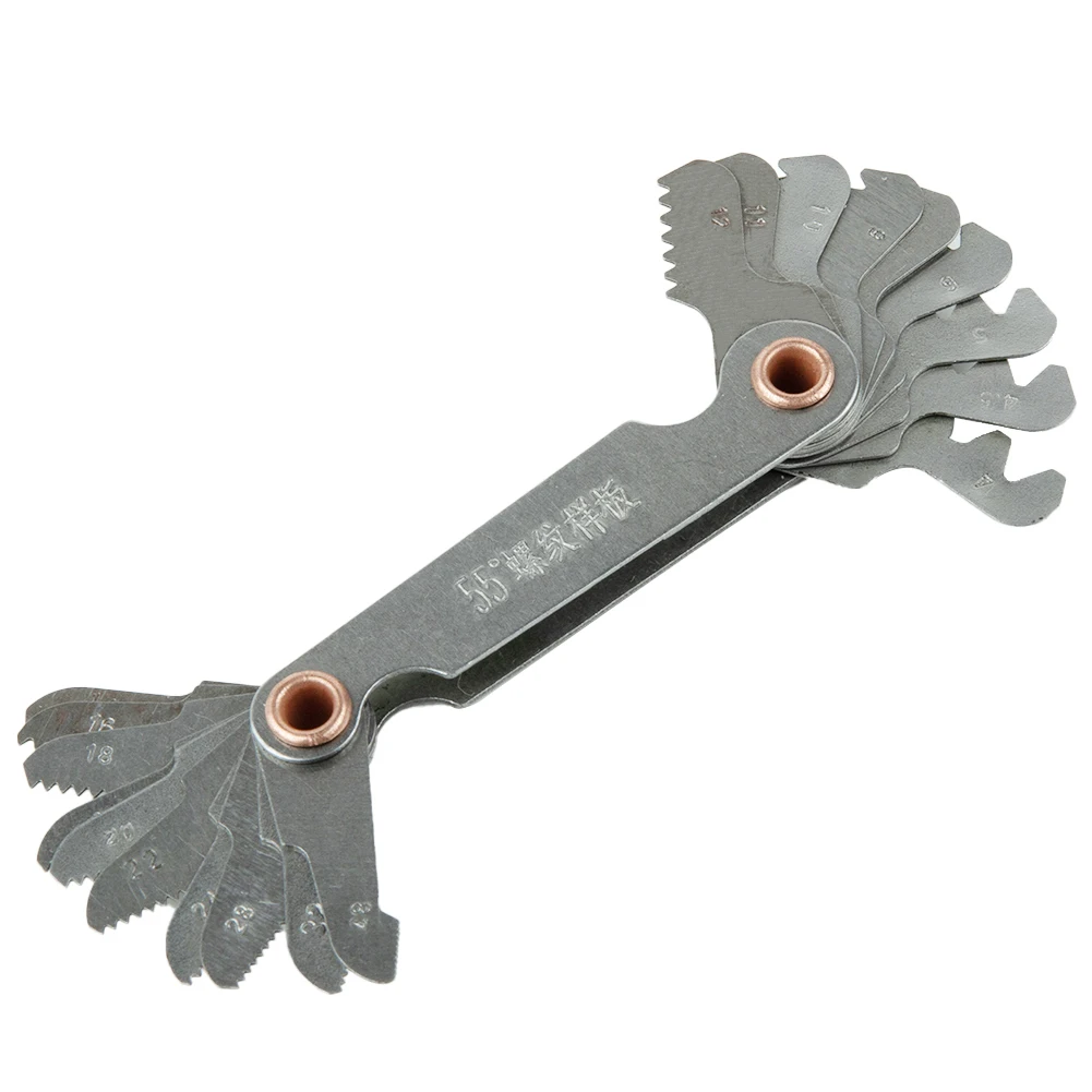 1 Set Thread Gauge Template Workshop 55 Degrees Accessories Gauge Measuring Tool Metric Thread Pitch Tooth Gauge
1 Set Thread Gauge Template Workshop 55 Degrees Accessories Gauge Measuring Tool Metric Thread Pitch Tooth Gauge