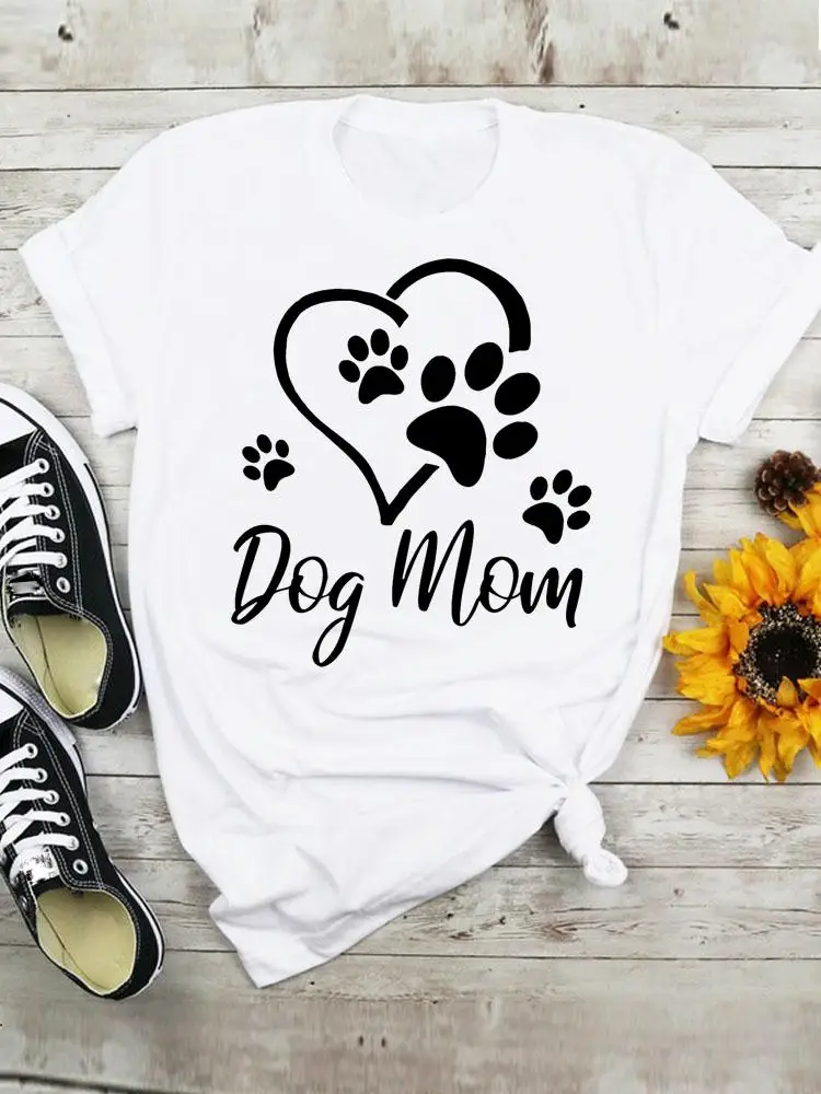 Tee T-shirt Dog Paw Sweet Pet Animal Summer Short Sleeve Clothes Women Clothing Fashion Female Top Cartoon Graphic T Shirt
Tee T-shirt Dog Paw Sweet Pet Animal Summer Short Sleeve Clothes Women Clothing Fashion Female Top Cartoon Graphic T Shirt