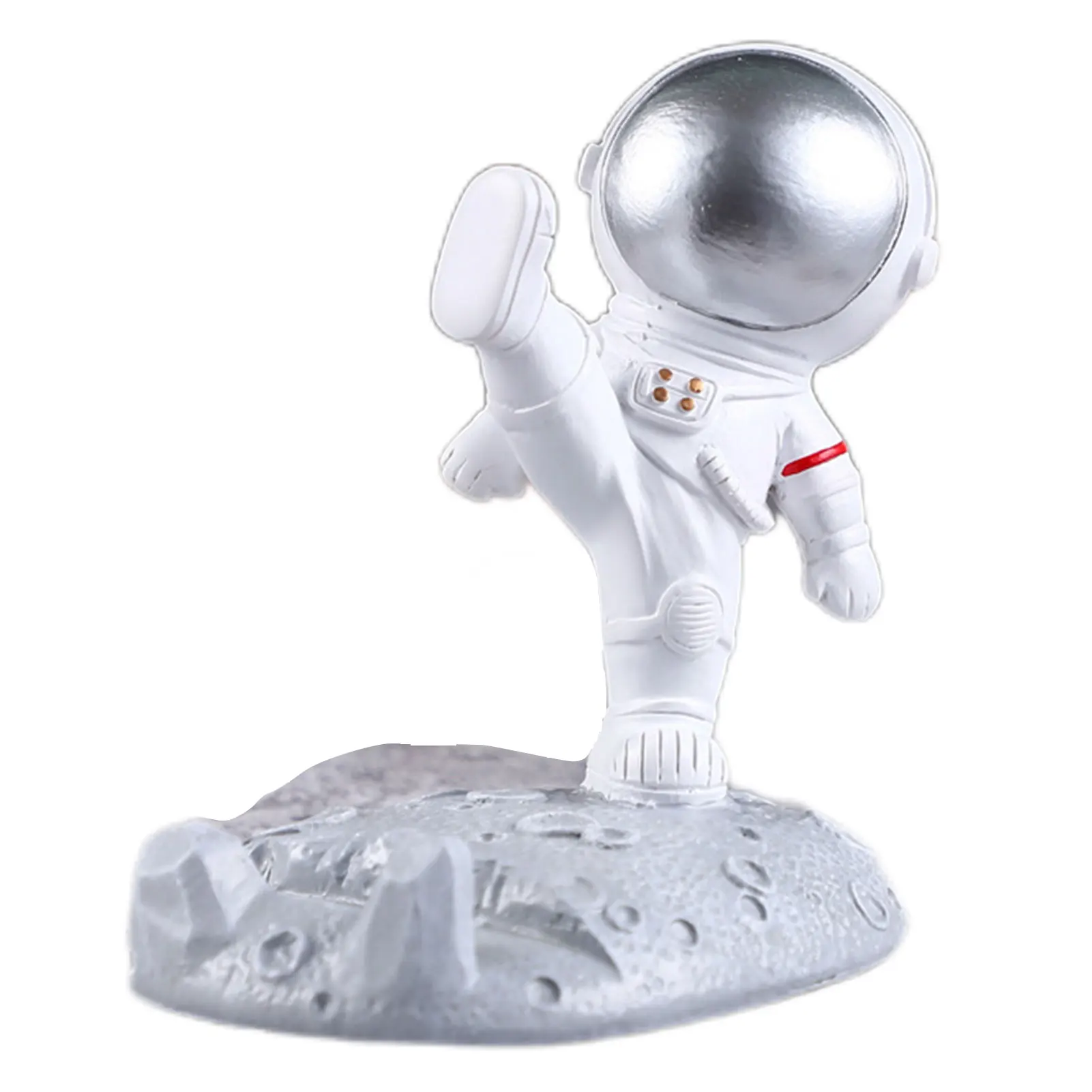 

Astronaut Model Cell Phone Stand Innovative Phone Stand For Desk Universal Phone Supporter Desk Accessories Office Decor Gifts 4