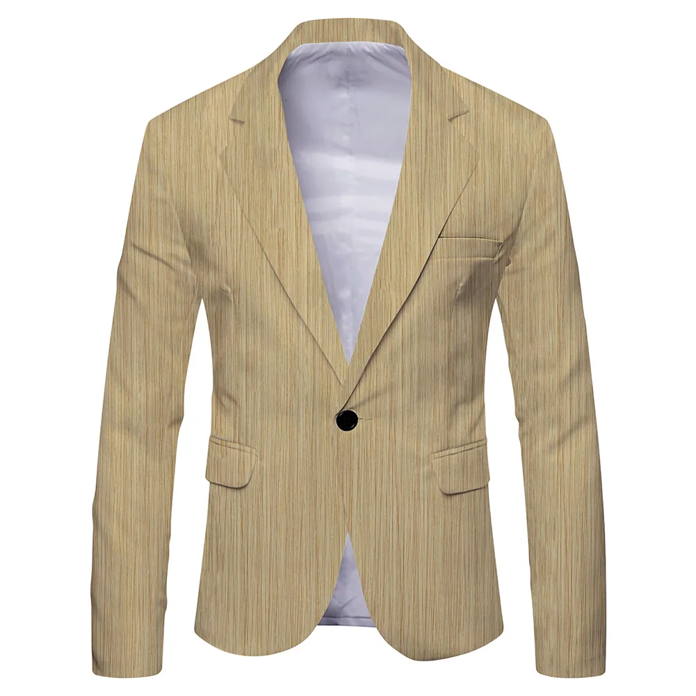 Smart Suit Jacket Men's Blazer 3D Printing Long Sleeve Regular Slight Stretch V-Neck Vacation Wedding Business
Smart Suit Jacket Men's Blazer 3D Printing Long Sleeve Regular Slight Stretch V-Neck Vacation Wedding Business