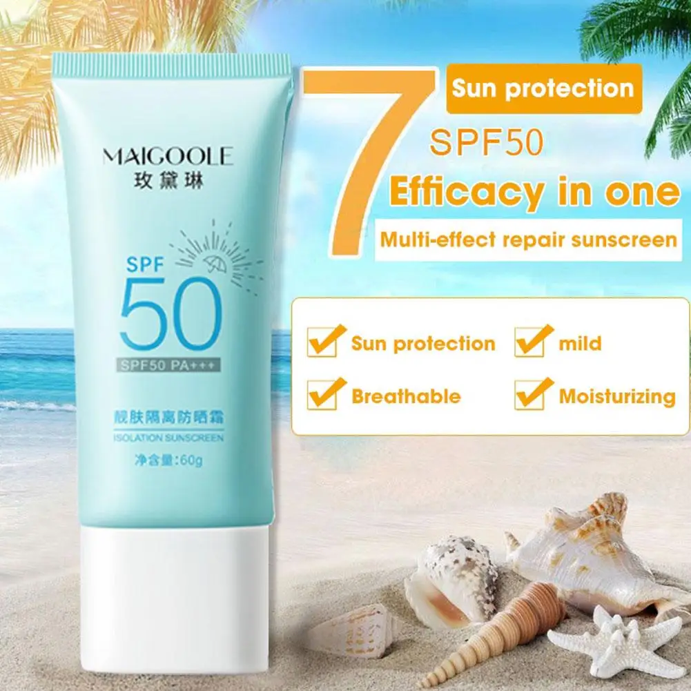 

SPF50+ Sunscreen Sunblock Whitening Cream Waterproof Suncare Long Body Lasting Lotion Face Skin A9G1