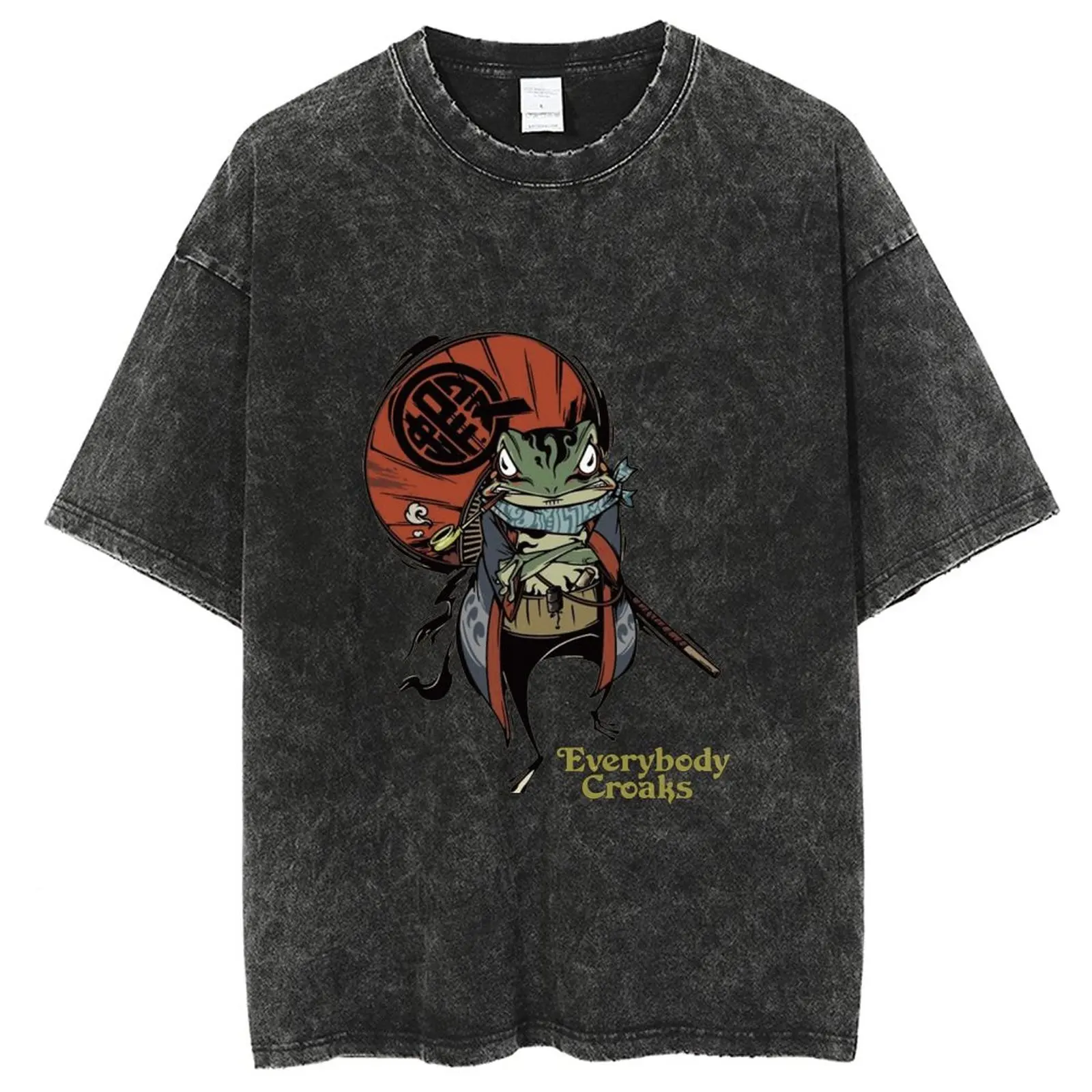 

Washed T Shirt For Men, Berserk Style T-shirt, 100% Cotton Short Sleeve Women, Anime Guts Skull Knight Graphic Men's clothing