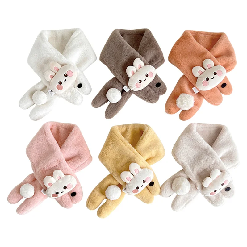 Cartoon Bunny Scarf for Kids Thickened Winter Girls Scarves Soft Plush Neck Warm Baby Accessories 1-6 Years Old
Cartoon Bunny Scarf for Kids Thickened Winter Girls Scarves Soft Plush Neck Warm Baby Accessories 1-6 Years Old