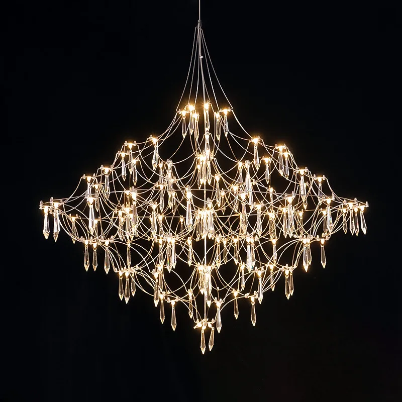 Crystal Chandelier for Living Room Dining Bedroom Hanging Lamps For Ceiling Firefly Lustre Design Modern Suspension Chandelier
Crystal Chandelier for Living Room Dining Bedroom Hanging Lamps For Ceiling Firefly Lustre Design Modern Suspension Chandelier
