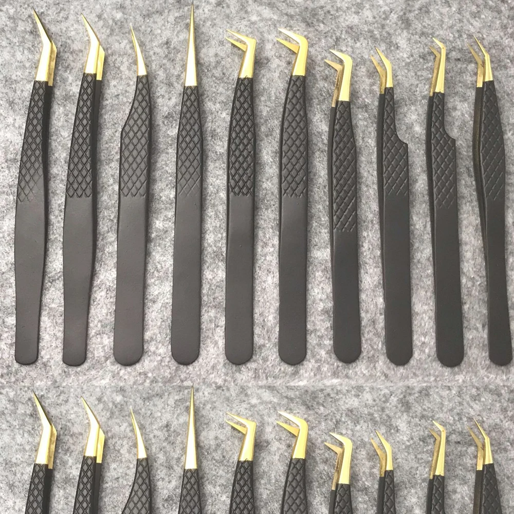 New 1Pcs Eyelash Tweezers Anti-Static Professional Eyelash Extension Clip Manicure Nail Tweezers 100% Closure Lash Makeup Tools
New 1Pcs Eyelash Tweezers Anti-Static Professional Eyelash Extension Clip Manicure Nail Tweezers 100% Closure Lash Makeup Tools