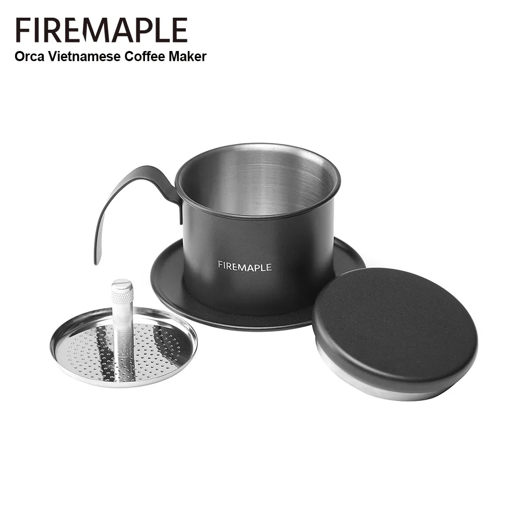 Fire-Maple Orca Vietnamese Coffee Filter Set Stainless Steel Vietnam Dripper Coffee Maker Reusable Cup Drip for Camping Outdoor
Fire-Maple Orca Vietnamese Coffee Filter Set Stainless Steel Vietnam Dripper Coffee Maker Reusable Cup Drip for Camping Outdoor