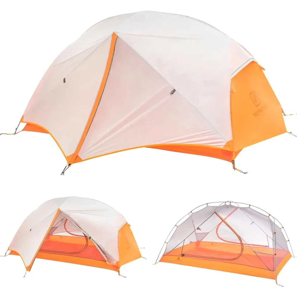 

Backpacking Tent Lightweight for and Biking-Includes Footprint&Mesh Gear Loft-Freestanding Tents Ultralight Fly- Freight free