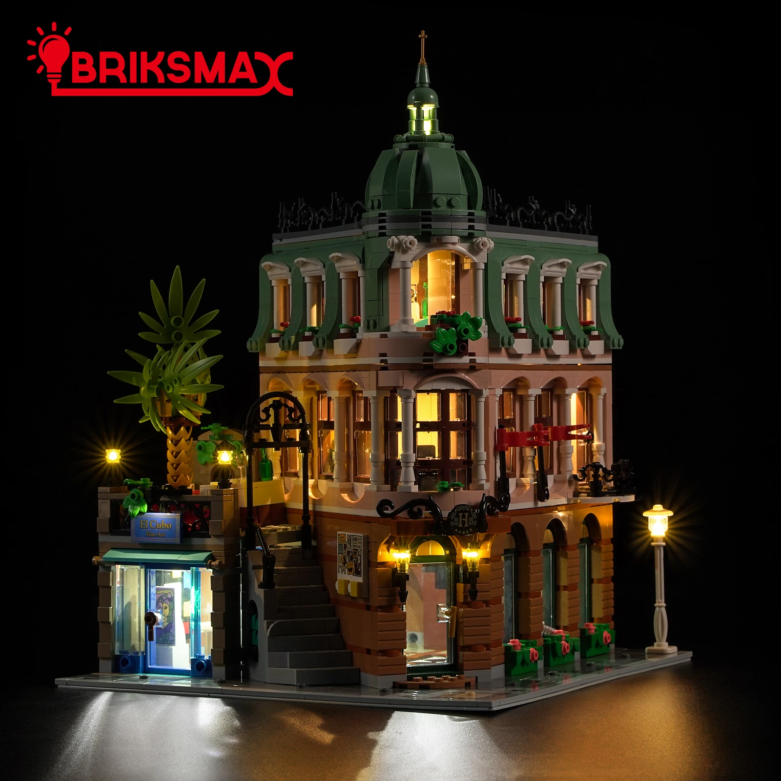 

BriksMax LED Light Kit for 10297 Boutique Hotel Building Blocks Set (NOT Include the Model) Toys for Children