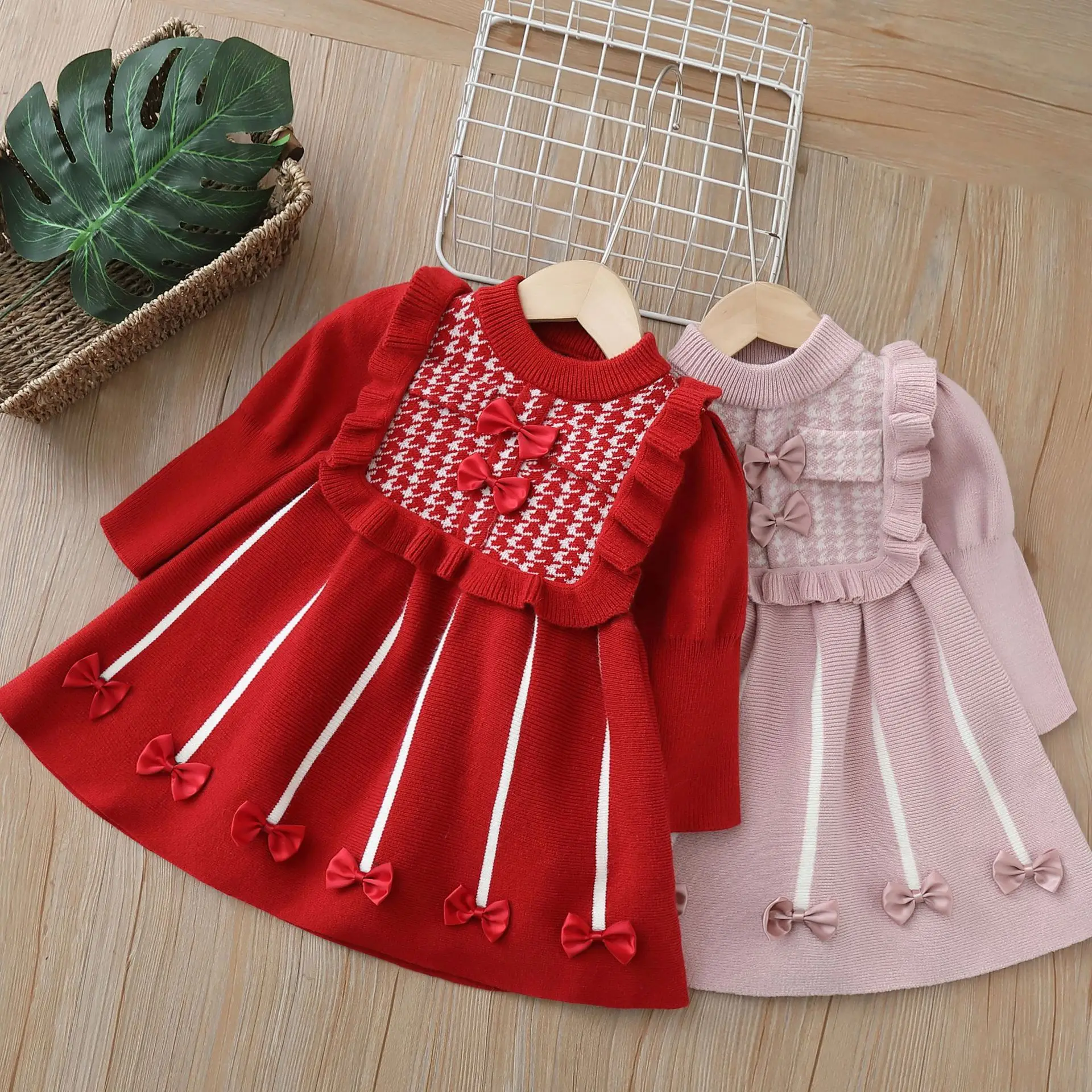 Girls Knitted Dresses Autumn Winter 2024 Children Woolen Sweaters Dress For Baby Party Closhing Kids Fashion Costume 4 5 6 Years
Girls Knitted Dresses Autumn Winter 2024 Children Woolen Sweaters Dress For Baby Party Closhing Kids Fashion Costume 4 5 6 Years