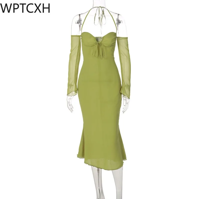 2024 New Design Sense Fashionable Women Sexy Long Sleeve Off Shoulder Elegant Dress Chiffon Women Party Midi Dress
2024 New Design Sense Fashionable Women Sexy Long Sleeve Off Shoulder Elegant Dress Chiffon Women Party Midi Dress