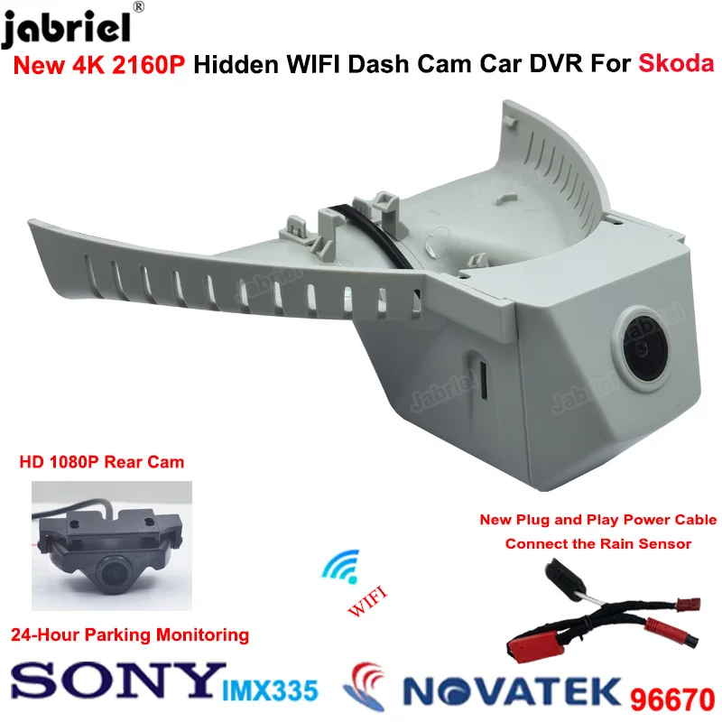 New 4K UHD 2160P Wifi Dash Cam Car Dvr Camera Car Cameras Driving Recorder 24H For Skoda Superb 2018 2019 2020 2021 2022 Dashcam
New 4K UHD 2160P Wifi Dash Cam Car Dvr Camera Car Cameras Driving Recorder 24H For Skoda Superb 2018 2019 2020 2021 2022 Dashcam