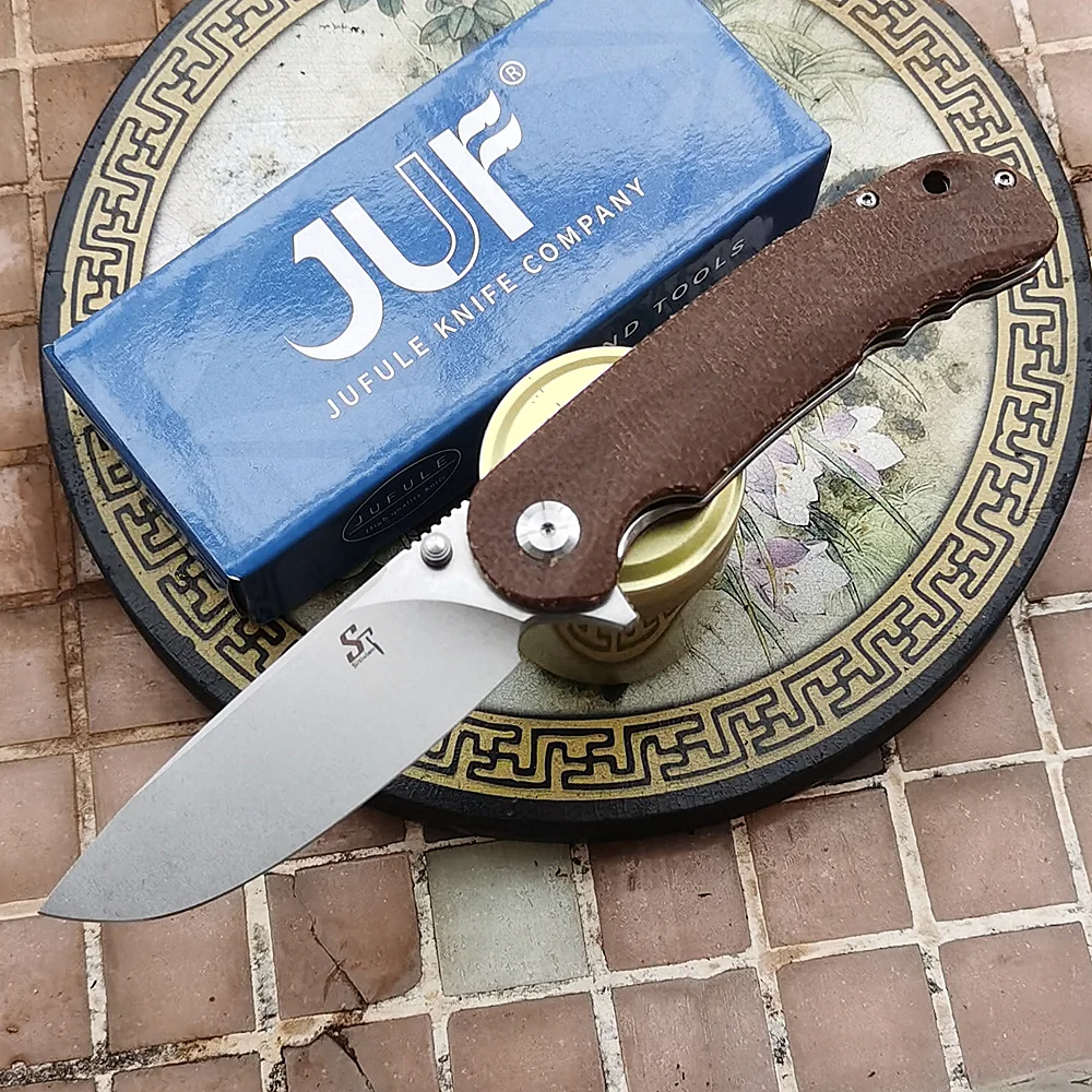 Sitivien New ST106 Real D2 Ball Bearing Flipper Folding Micarta Camping Hunting Kitchen Survival Outdoor EDC Tool Utility Knife
Sitivien New ST106 Real D2 Ball Bearing Flipper Folding Micarta Camping Hunting Kitchen Survival Outdoor EDC Tool Utility Knife