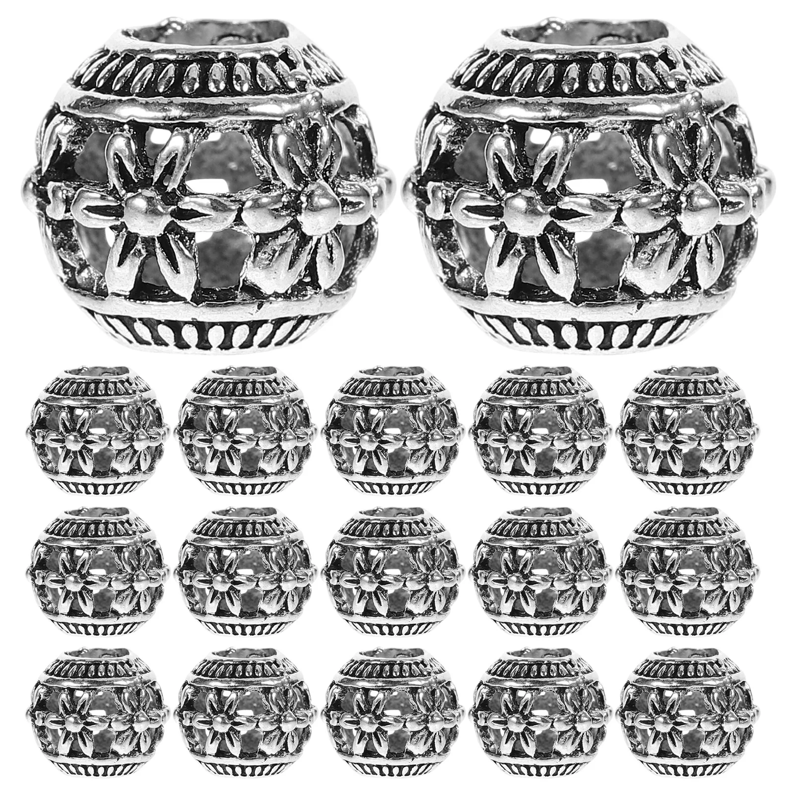 Vintage Handmade Bead Chain Large Hole Beads Cute for Jewelry Making Decor Metal Bulk Round Vases Big
Vintage Handmade Bead Chain Large Hole Beads Cute for Jewelry Making Decor Metal Bulk Round Vases Big
