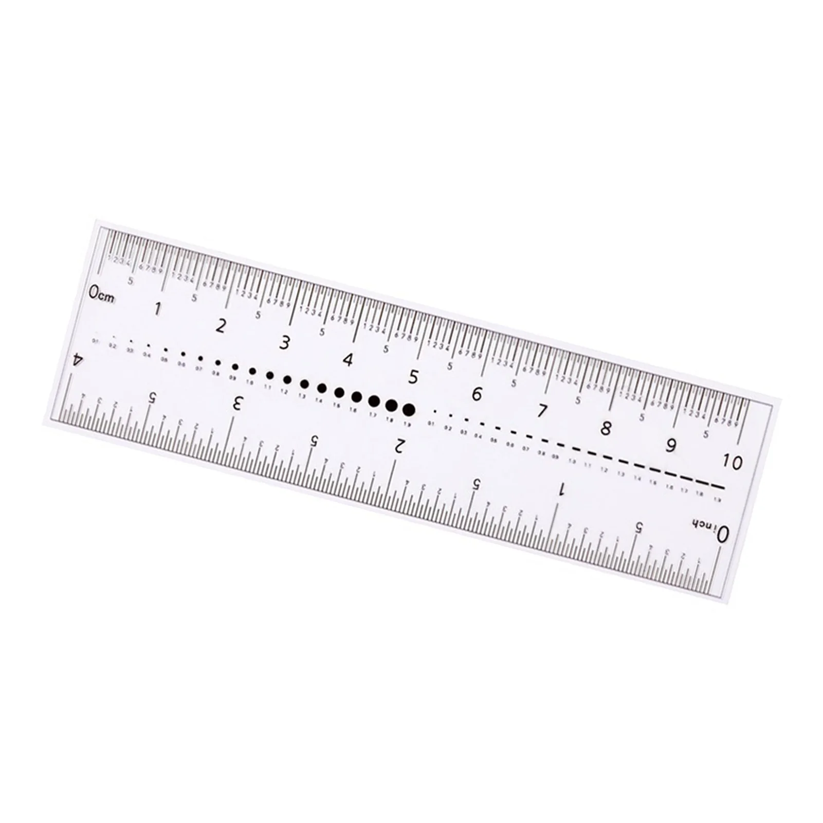 

5PCS Measuring Tool Nails Rulers Handy and Portable Nails Rulers for Home Salon Nail Measuring Tool