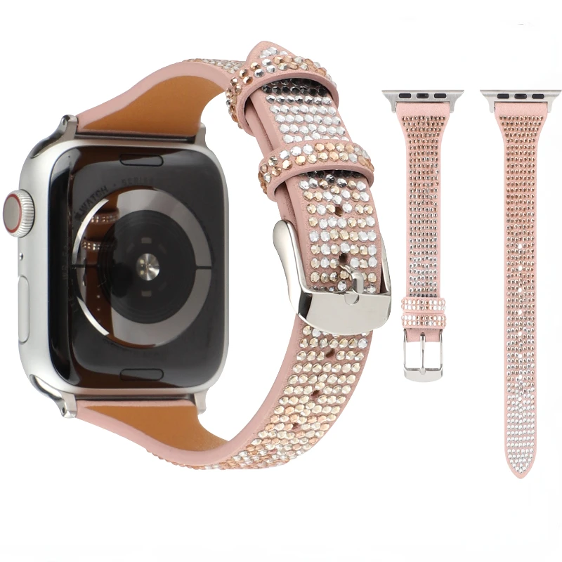 Leather diamond strap For Apple watch Ultra 49mm 8 7 45mm 41mm Ladies bracelet wristband For iwatch 6 5 4 3 2 SE 44mm 42mm 40mm
Leather diamond strap For Apple watch Ultra 49mm 8 7 45mm 41mm Ladies bracelet wristband For iwatch 6 5 4 3 2 SE 44mm 42mm 40mm