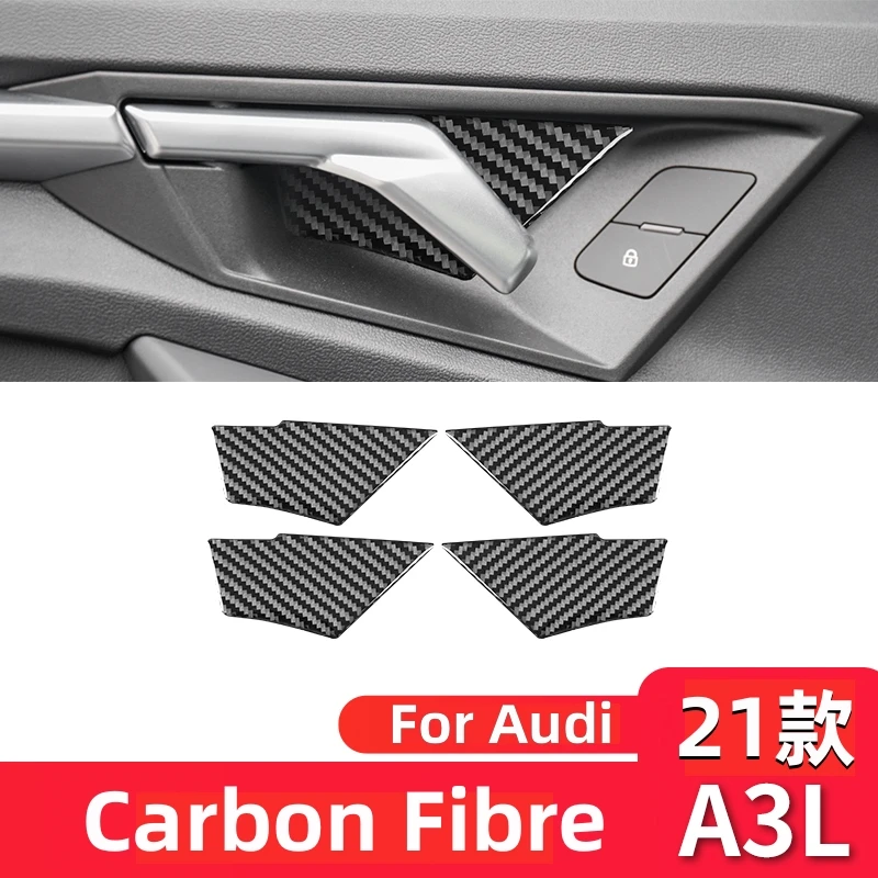 For Audi A3L 2021-2023 Car Styling Accessories Carbon Fiber Auto Interior Door Handle Bowl Cover Trim Modification Sticker
For Audi A3L 2021-2023 Car Styling Accessories Carbon Fiber Auto Interior Door Handle Bowl Cover Trim Modification Sticker