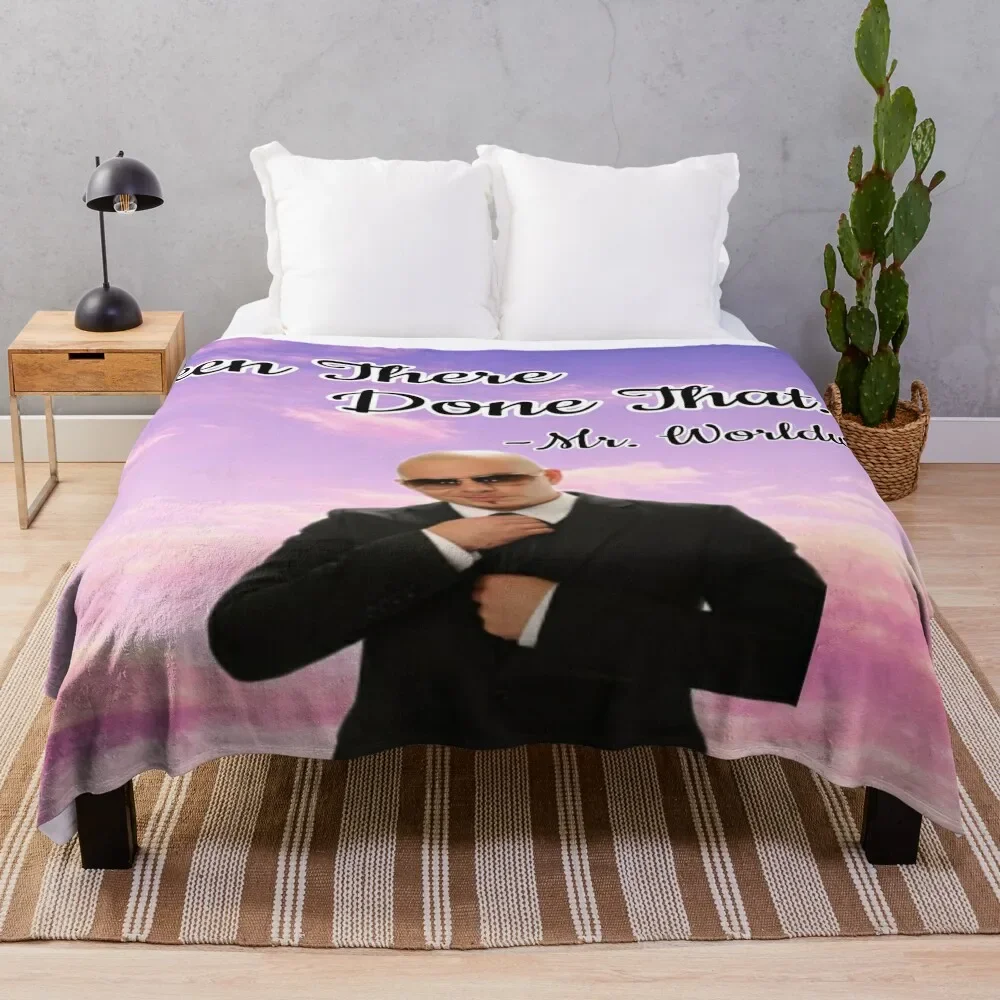 

Mr Worldwide Tapestry for Maddie Throw Blanket decorative blankets ands Dorm Room Essentials Flannel Fabric anime Blankets