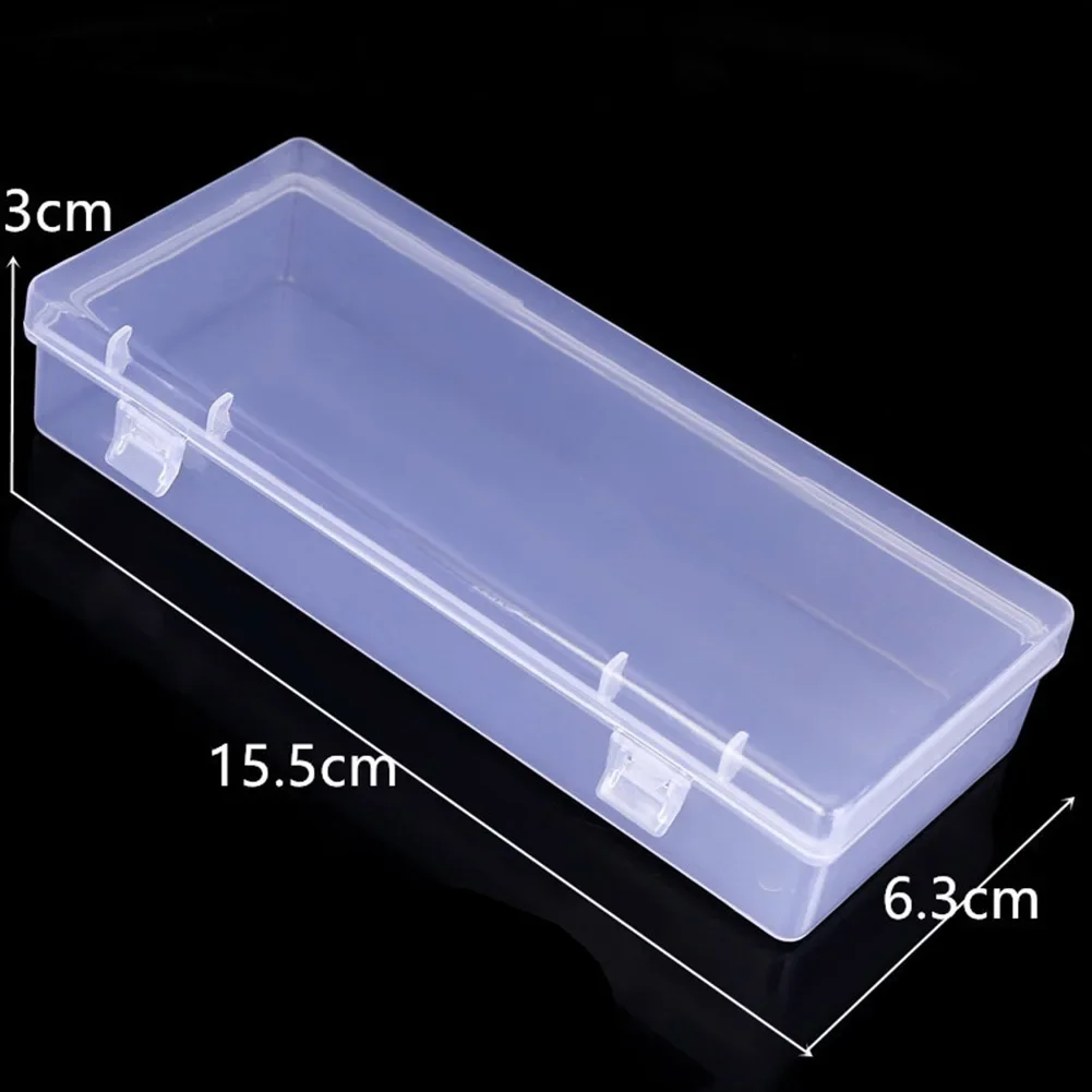 Protable Transparent Plastic Storage Box Cosmetics Stationery Storage Holder Pills Jewelry Necklaces Case Container 15.5*6.3*3cm
Protable Transparent Plastic Storage Box Cosmetics Stationery Storage Holder Pills Jewelry Necklaces Case Container 15.5*6.3*3cm
