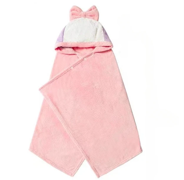 

Детский халат Детская одежда банное полотенце для душа Коралловое бархатное одеяло накидка Летнее Детское одеяло с капюшоном банный халат полотенца
