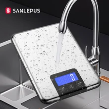 Digital Kitchen Scale 15Kgx1g Food Multi-Function 304 Stainless Steel Balance LCD Display Measuring Grams Ounces Cooking Baking Digital Kitchen Scale 15Kgx1g Food Multi-Function 304 Stainless Steel Balance LCD Display Measuring Grams Ounces Cooking Baking