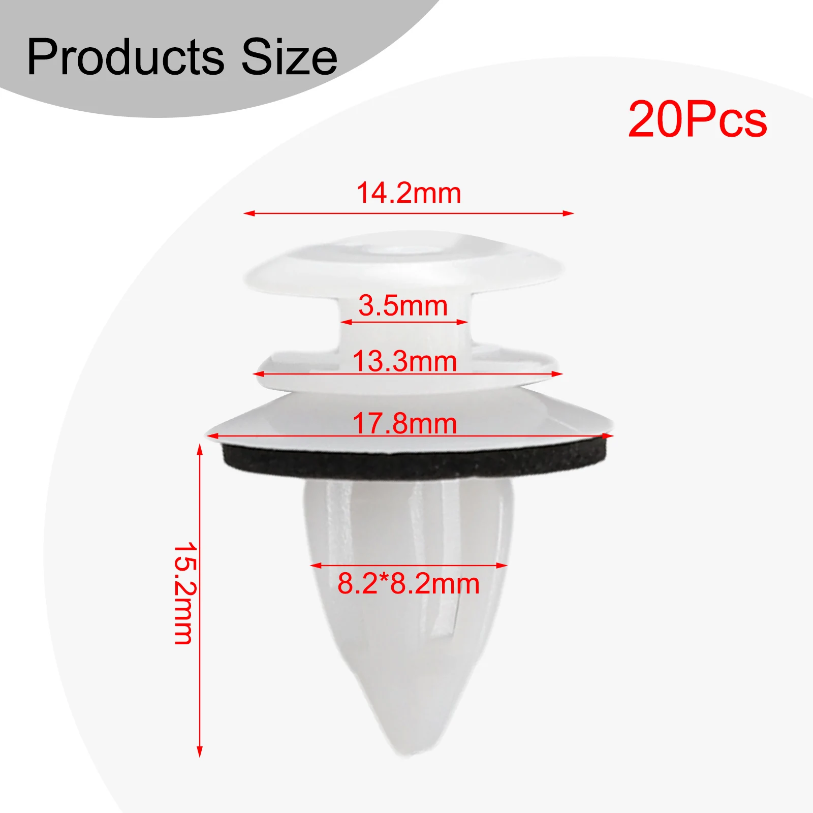 7.5-8mm For BMW BE36 E38 E39 E46 M3 Plastic Parts With Washers Interior Door Retainer Mouldings Panel Sale Practical Car
7.5-8mm For BMW BE36 E38 E39 E46 M3 Plastic Parts With Washers Interior Door Retainer Mouldings Panel Sale Practical Car