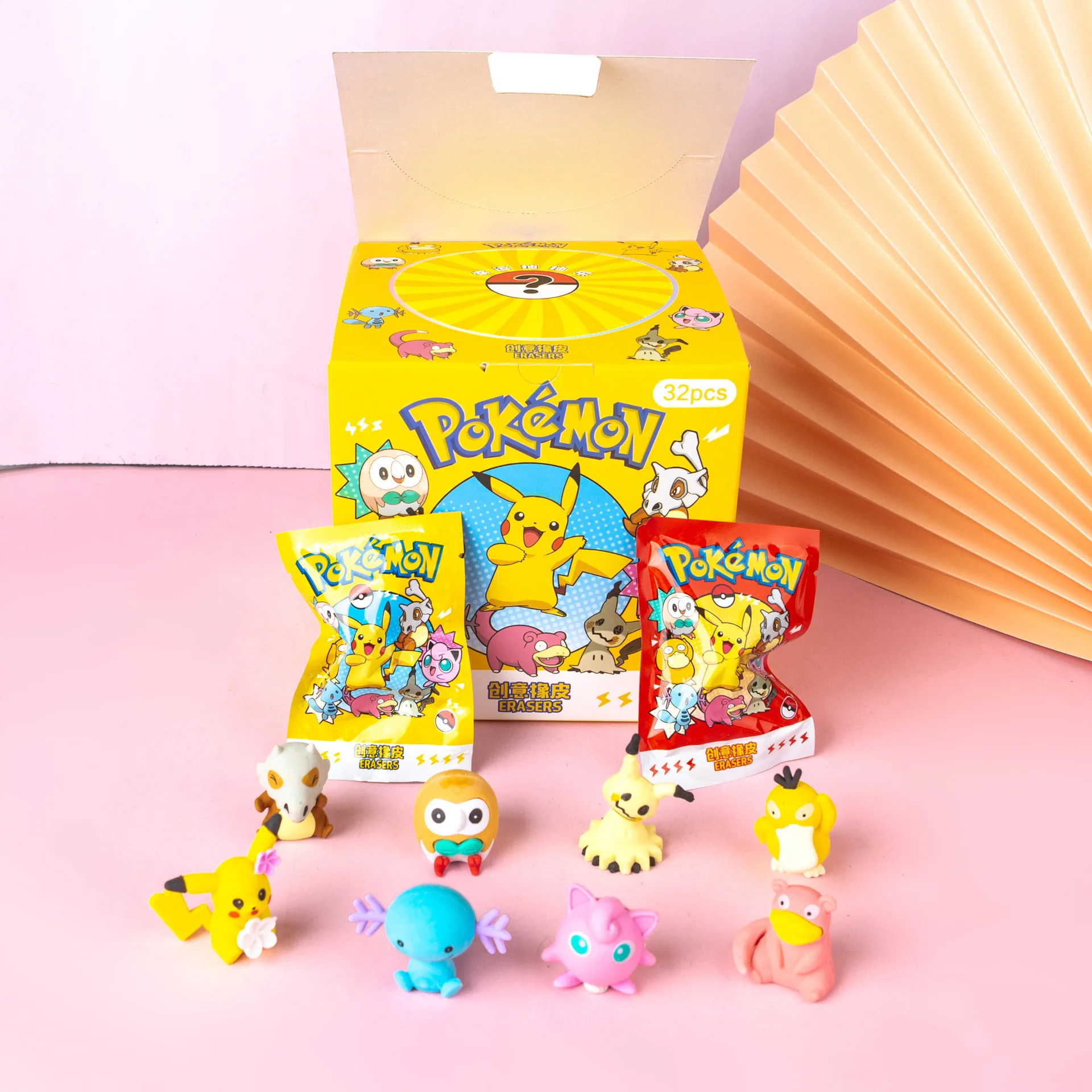 Mystery Box 32pcs/set Pokemon 3D Action Figures Blind Box Assemble Toys Pikachu Psyduck Jigglypuff Random Elf Surprise Gifts
Mystery Box 32pcs/set Pokemon 3D Action Figures Blind Box Assemble Toys Pikachu Psyduck Jigglypuff Random Elf Surprise Gifts