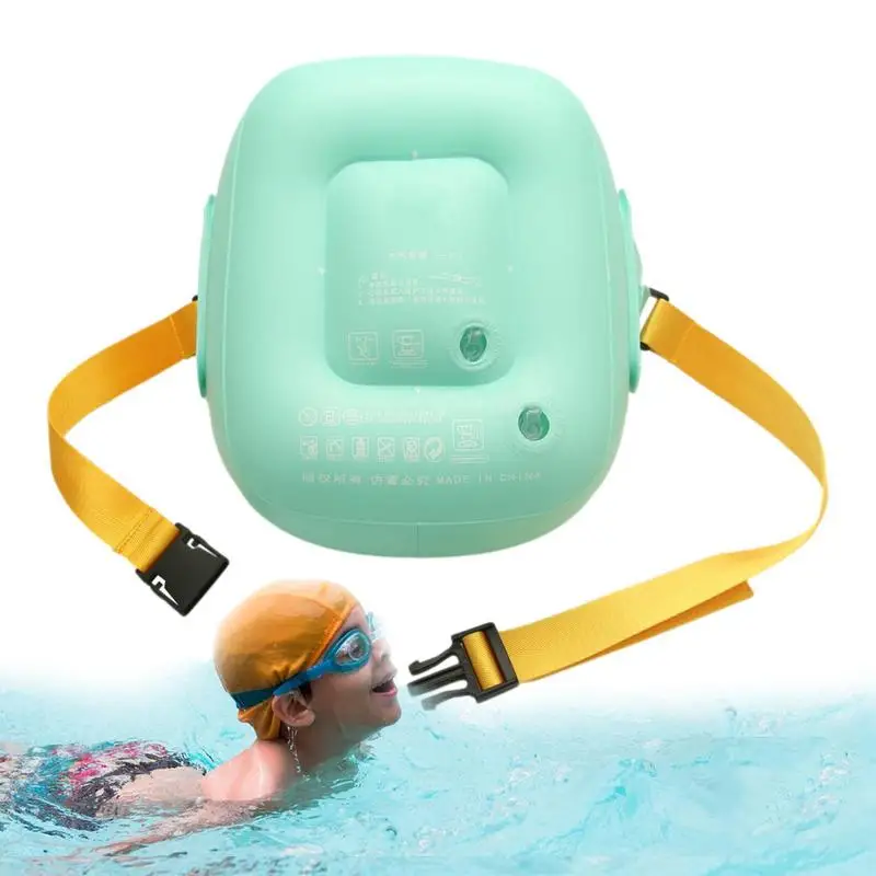 

Back Float Swim Trainer Adjustable Inflatable Back Floats With Buckle Belt Colorful Swimming Aidsfor Beginners Portable Swim
