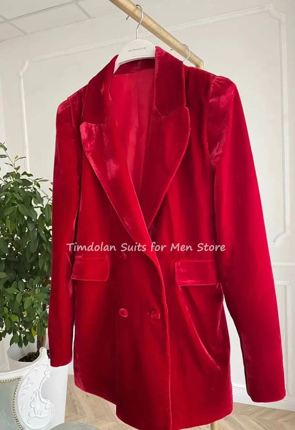 2022 Red Velvet Women‘s Suits Sets Slim Fit Party Wear Clothing Blazer Trousers Ladies Coat 2Pcs Tailored Jacket Straight Pants
2022 Red Velvet Women‘s Suits Sets Slim Fit Party Wear Clothing Blazer Trousers Ladies Coat 2Pcs Tailored Jacket Straight Pants