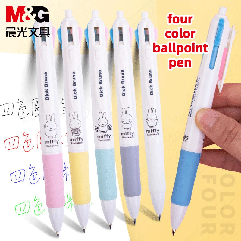 M&G 6 Pack 4 in 1 Multicolor Retractable Pens 0.5 mm 4 Colors Gel Ink Ball Point Pens for Nurses Supplies
M&G 6 Pack 4 in 1 Multicolor Retractable Pens 0.5 mm 4 Colors Gel Ink Ball Point Pens for Nurses Supplies
