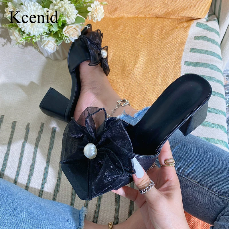 Kcenid Mesh Flower Square Heel Slippers Woman Peep Toe Mules Lady Pumps Slides Shoes Zapatos De Mujer Summer Dress Slides Shoes
Kcenid Mesh Flower Square Heel Slippers Woman Peep Toe Mules Lady Pumps Slides Shoes Zapatos De Mujer Summer Dress Slides Shoes