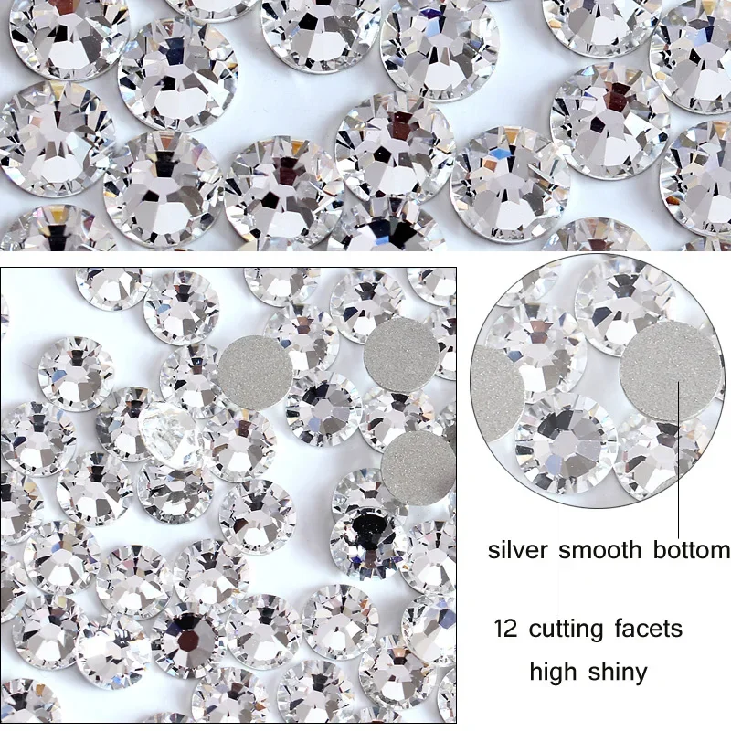 Super Quality Glitter Gems Ss3-ss50 Flatback Stones Crystal Non Hotfix Rhinestones Nail Art Decoration Rhinestones Y0100
Super Quality Glitter Gems Ss3-ss50 Flatback Stones Crystal Non Hotfix Rhinestones Nail Art Decoration Rhinestones Y0100
