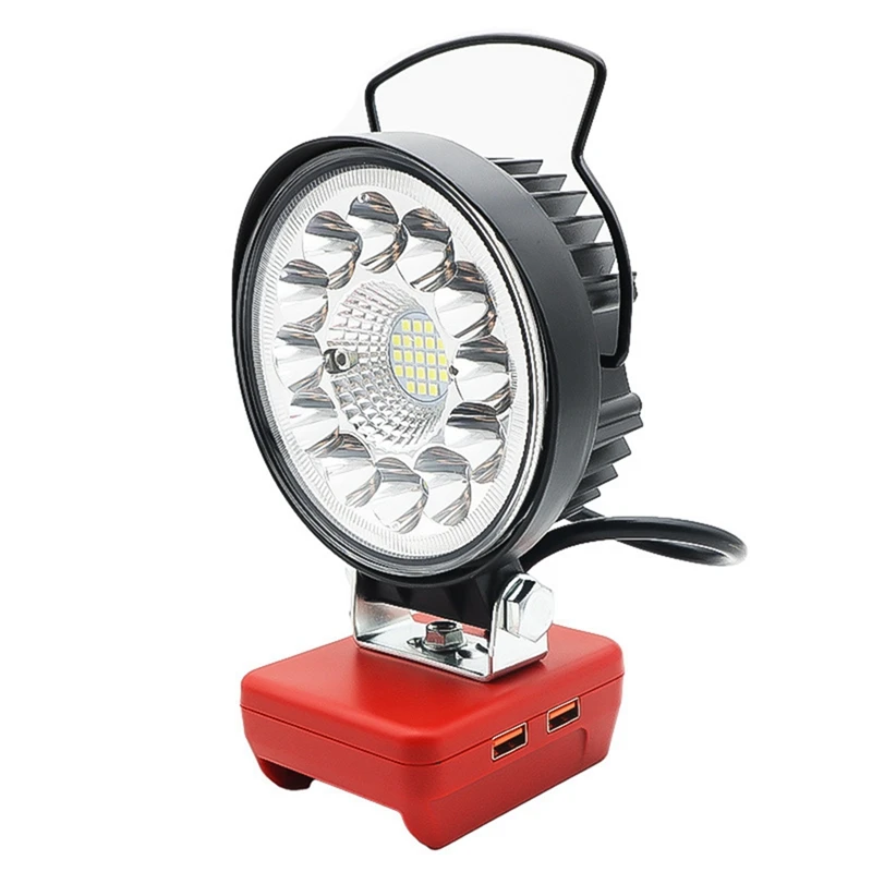 4Inch Car LED Work Light Flashlight Electric Torch Spotlight For Milwaukee M18 18V Li-Ion Battery USB Red Plastic 1 Piece
4Inch Car LED Work Light Flashlight Electric Torch Spotlight For Milwaukee M18 18V Li-Ion Battery USB Red Plastic 1 Piece