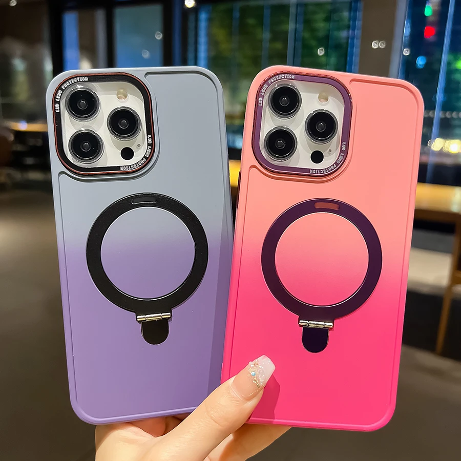 Двухцветный градиентный Магнитный чехол для iPhone15 14Plus 13 12 11Pro Max, Беспроводная зарядка, чехол с защитой от падения 
Двухцветный градиентный Магнитный чехол для iPhone15 14Plus 13 12 11Pro Max, Беспроводная зарядка, чехол с защитой от падения