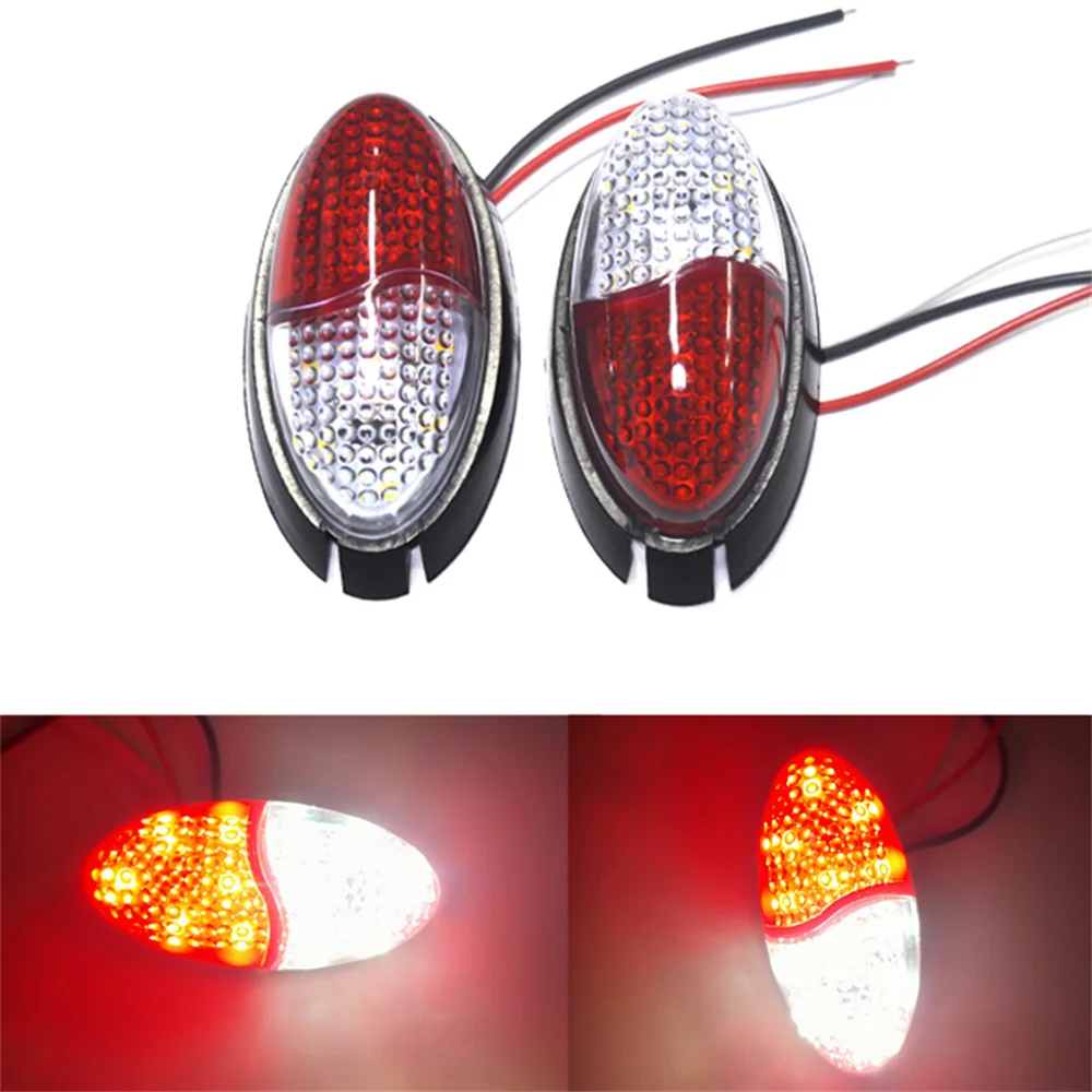 2pcs 12 Led Car Truck Rear Tail Light Signal Lights Warning Lights Rear Lamps Double Sides Marker Trailer Lights Auto Lighting
2pcs 12 Led Car Truck Rear Tail Light Signal Lights Warning Lights Rear Lamps Double Sides Marker Trailer Lights Auto Lighting