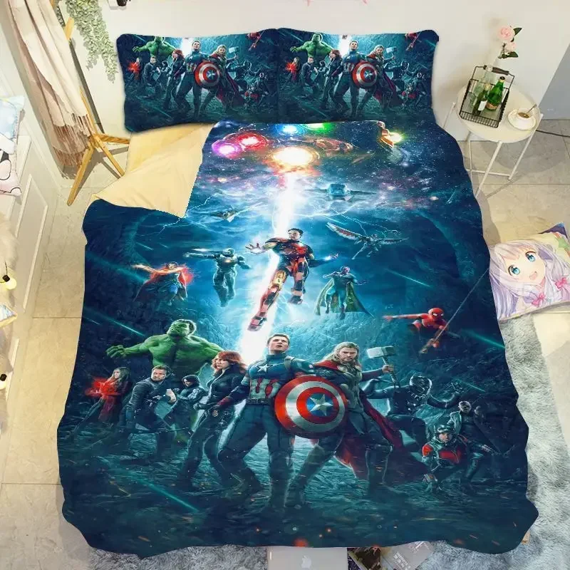 Captain America Spiderman Marvel The Avengers Winter Cartoon Print Crystal Velvet Warm Sheets and Quilt Covers Four-piece Set
Captain America Spiderman Marvel The Avengers Winter Cartoon Print Crystal Velvet Warm Sheets and Quilt Covers Four-piece Set