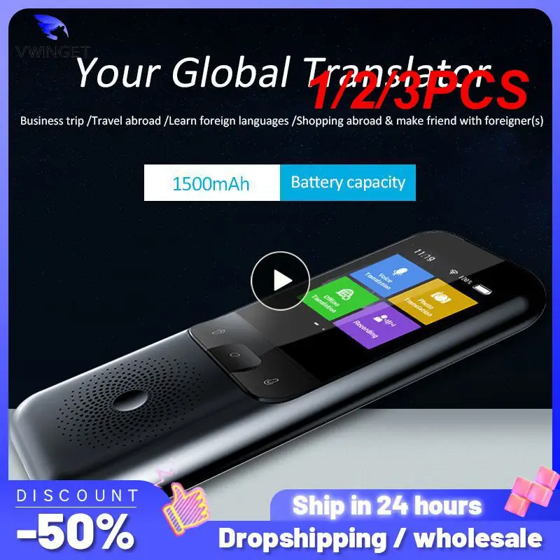 1/2/3PCS New T11 Portable Audio Translator 138 Language Smart Translator Offline In Real Time Smart Voice AI Voice Photo
1/2/3PCS New T11 Portable Audio Translator 138 Language Smart Translator Offline In Real Time Smart Voice AI Voice Photo