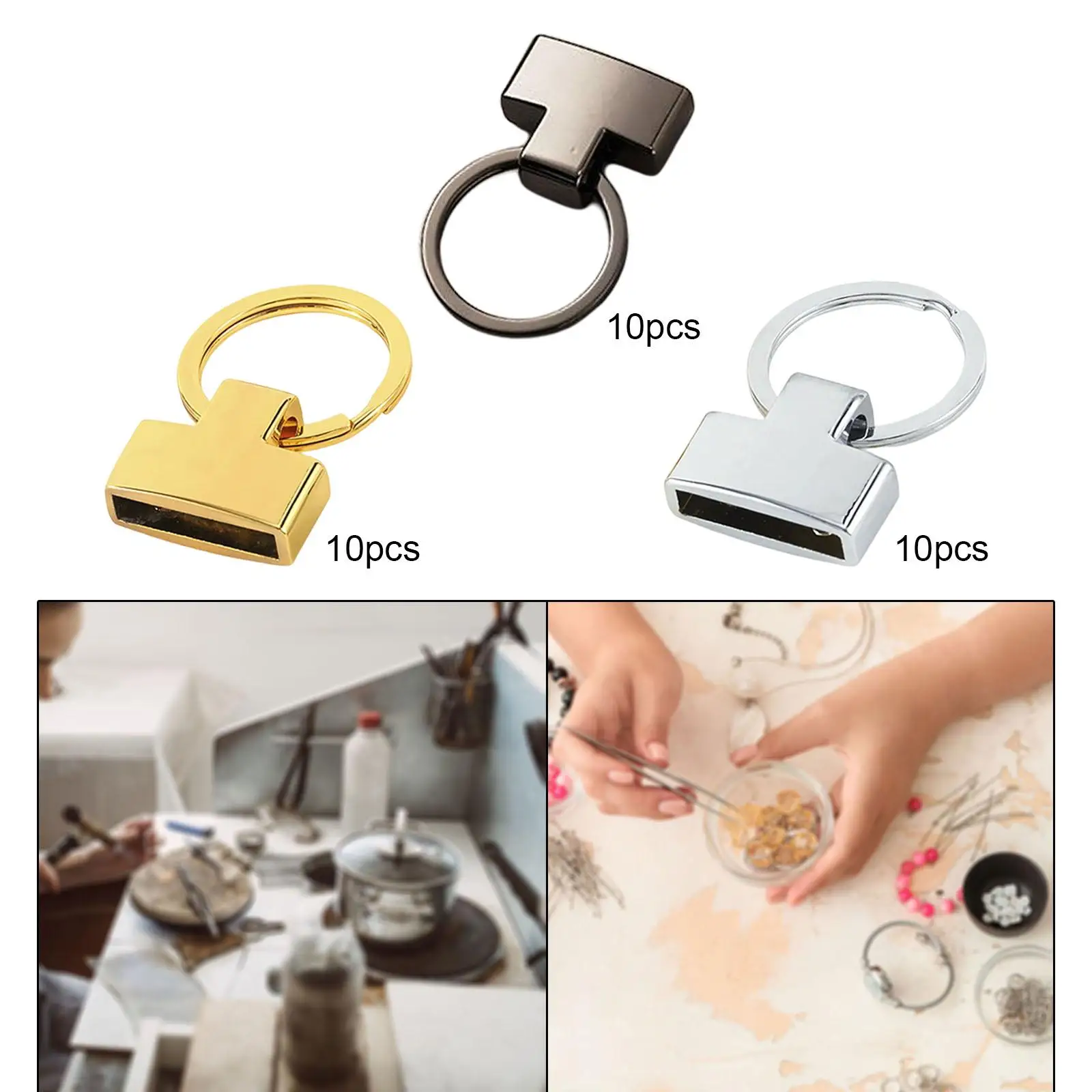 Зажимы для ключей с карабином, 10 шт.
Зажимы для ключей с карабином, 10 шт.