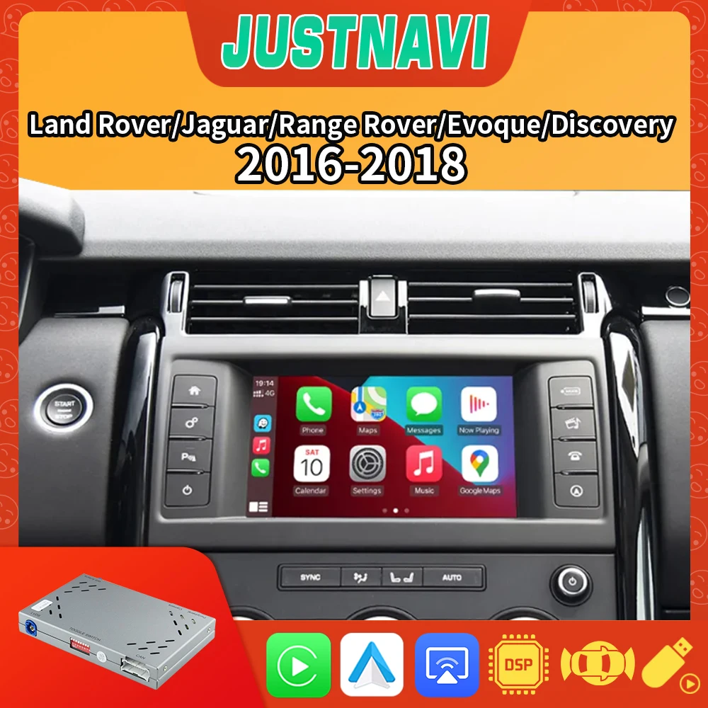 JUSTNAVI Wireless Carplay Android Auto Interface Mirror Link AirPlay Ai Box For Land Rover/Jaguar/Range Rover/Evoque/Discovery
JUSTNAVI Wireless Carplay Android Auto Interface Mirror Link AirPlay Ai Box For Land Rover/Jaguar/Range Rover/Evoque/Discovery