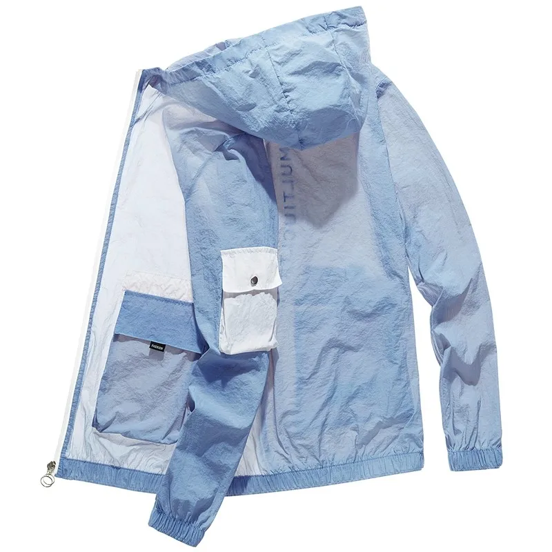 Summer Sun Protection Jacket Men's Outdoor Zipper Hooded Loose Casual Outerwear UV-proof Breathable Quick Dry Cycling Coats
Summer Sun Protection Jacket Men's Outdoor Zipper Hooded Loose Casual Outerwear UV-proof Breathable Quick Dry Cycling Coats