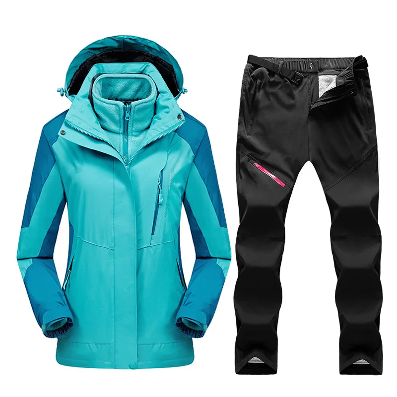 Ski Suit Women Winter Warm Snow Jackets and Pants Windproof Waterproof Snowboard Jacket Women Outdoor Mountain Camping Brand
Ski Suit Women Winter Warm Snow Jackets and Pants Windproof Waterproof Snowboard Jacket Women Outdoor Mountain Camping Brand