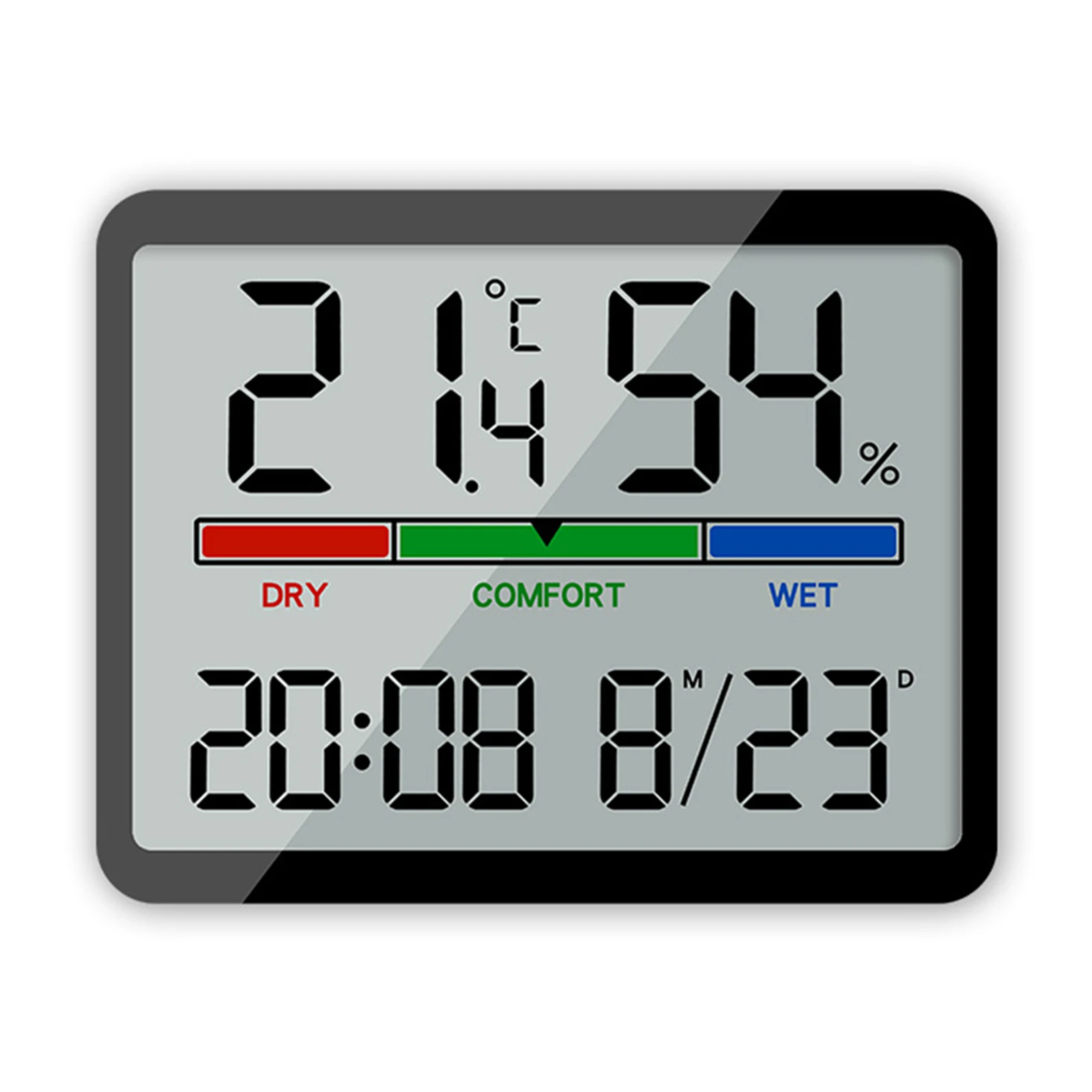 Multi-function Temperature Electronic Clock Large LCD Display Wall Clock Easy To Read Table Alarm Clock Household
Multi-function Temperature Electronic Clock Large LCD Display Wall Clock Easy To Read Table Alarm Clock Household