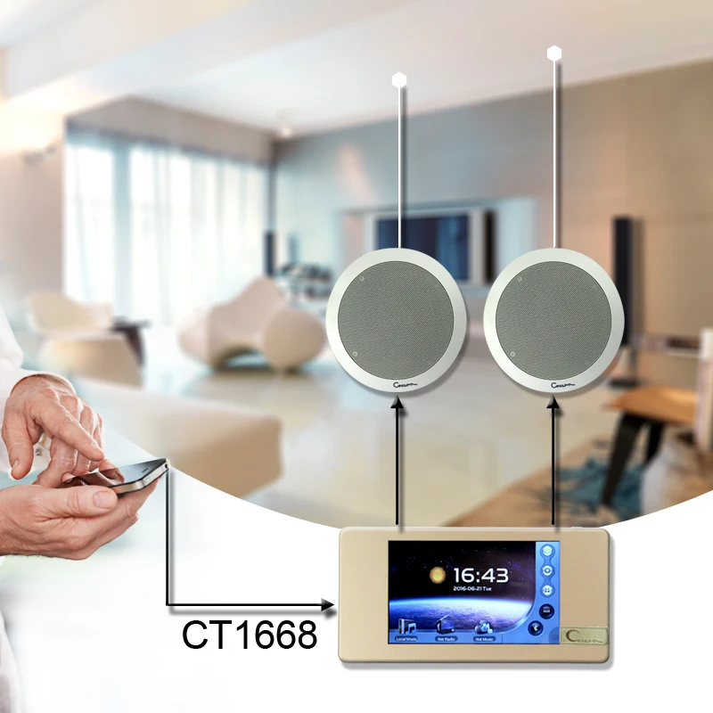 Беспроводной Wi-Fi Сенсорный Экран Настенный музыкальный плеер для звуковой системы умного дома
Беспроводной Wi-Fi Сенсорный Экран Настенный музыкальный плеер для звуковой системы умного дома