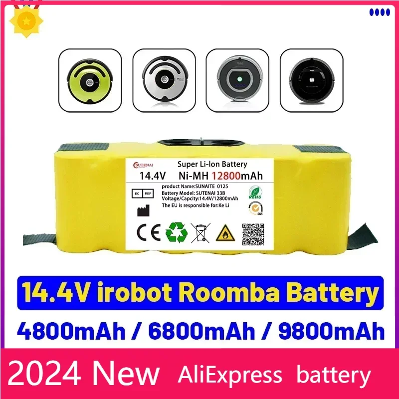new 12.8Ah Battery for Irobot Roomba 500 600 700 800 900 Series vacuum cleaner Irobot Roomba 600 620 650 700 770 780 800
new 12.8Ah Battery for Irobot Roomba 500 600 700 800 900 Series vacuum cleaner Irobot Roomba 600 620 650 700 770 780 800