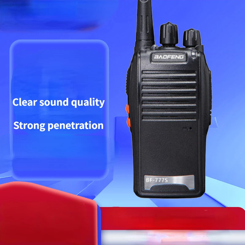 BF-777S Walkie talkie for civil and commercial use, mini handheld platform, high-power outdoor hotel walkie talkie
BF-777S Walkie talkie for civil and commercial use, mini handheld platform, high-power outdoor hotel walkie talkie