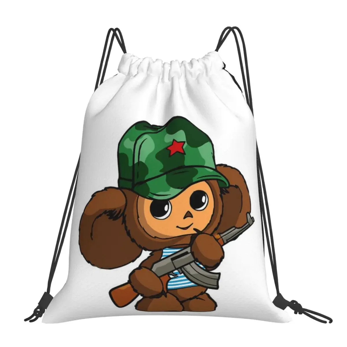 Cheburashka Backpacks Casual Portable Drawstring Bags Drawstring Bundle Pocket Sports Bag Book Bags For Travel Students
Cheburashka Backpacks Casual Portable Drawstring Bags Drawstring Bundle Pocket Sports Bag Book Bags For Travel Students