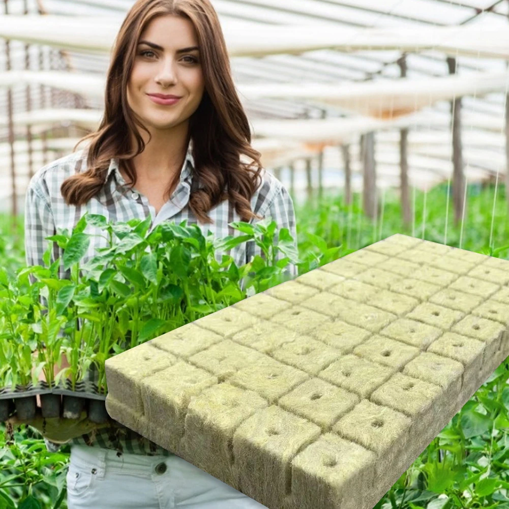Soilless Cultivation Rock Wool Block Growing Media Hydroponic Medium Non-toxic Sowing Sterile Substrate High Quality
Soilless Cultivation Rock Wool Block Growing Media Hydroponic Medium Non-toxic Sowing Sterile Substrate High Quality