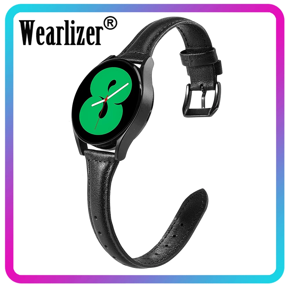Тонкий кожаный ремешок Wearlizer для часов Samsung Galaxy Watch 4 5, ремешок 40 мм 44 мм, кожаный ремешок для часов 5 Pro/Watch 4 Classic
Тонкий кожаный ремешок Wearlizer для часов Samsung Galaxy Watch 4 5, ремешок 40 мм 44 мм, кожаный ремешок для часов 5 Pro/Watch 4 Classic